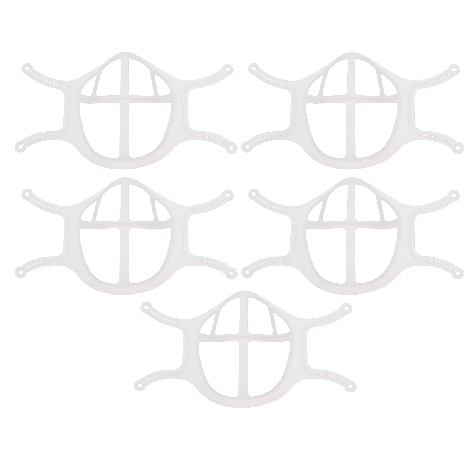 Silicone Mask Bracket - 5Pcs Breathable Mask Holder Silicone Inner