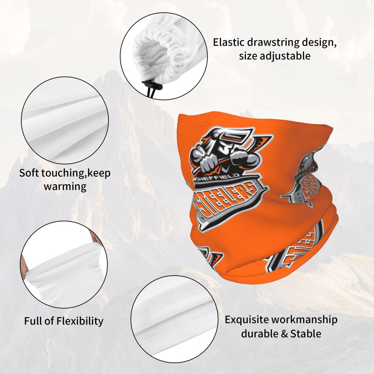 Sheffield Steelers Bandana Nec - огляд і ціна Neck Gaiter Face Cover