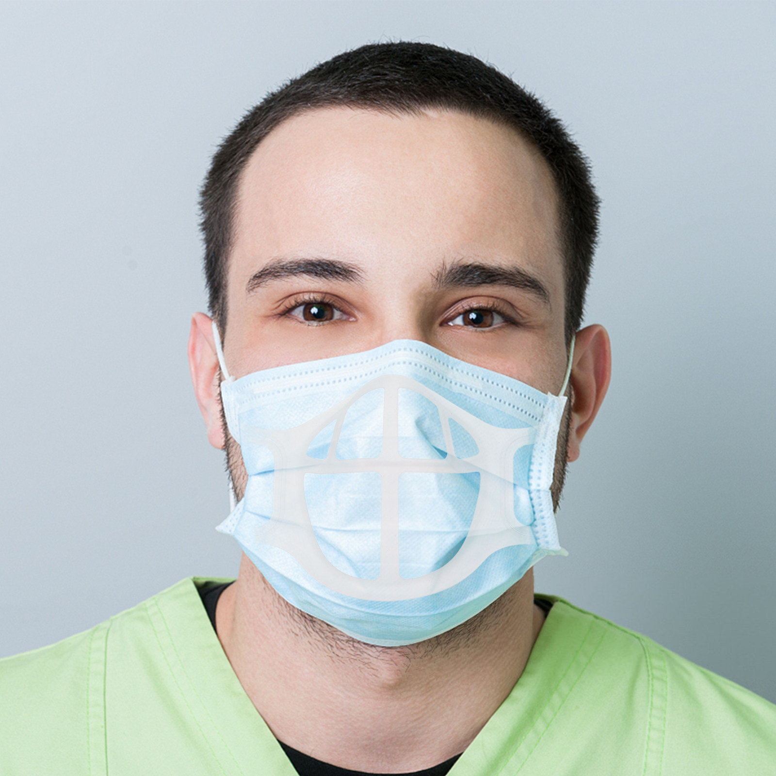 5Pcs Breathable Mask Holder Si - огляд і ціна Silicone Mask Bracket