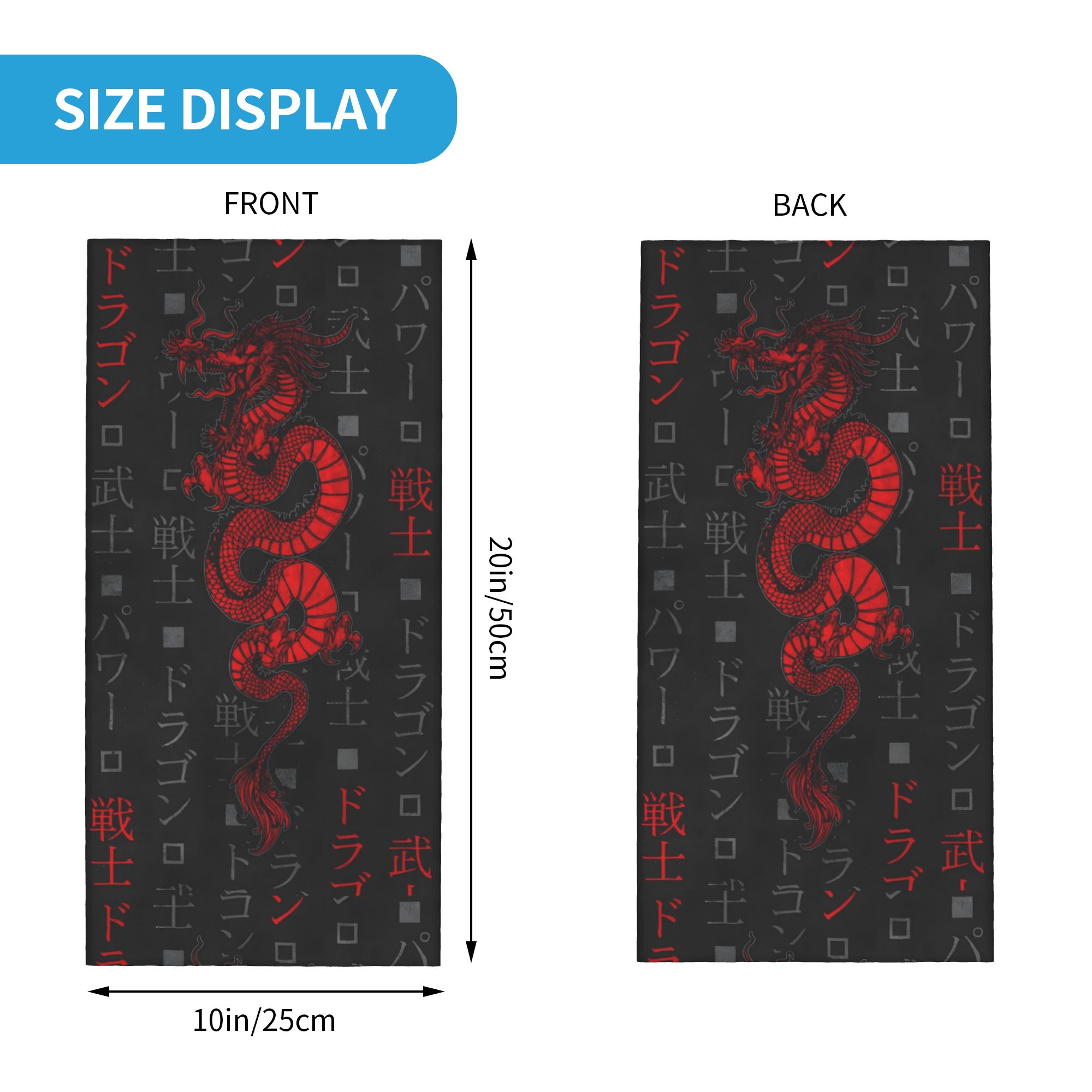 Red Dragon Animal Bandana Neck - огляд і ціна Neck Gaiter Face Cover