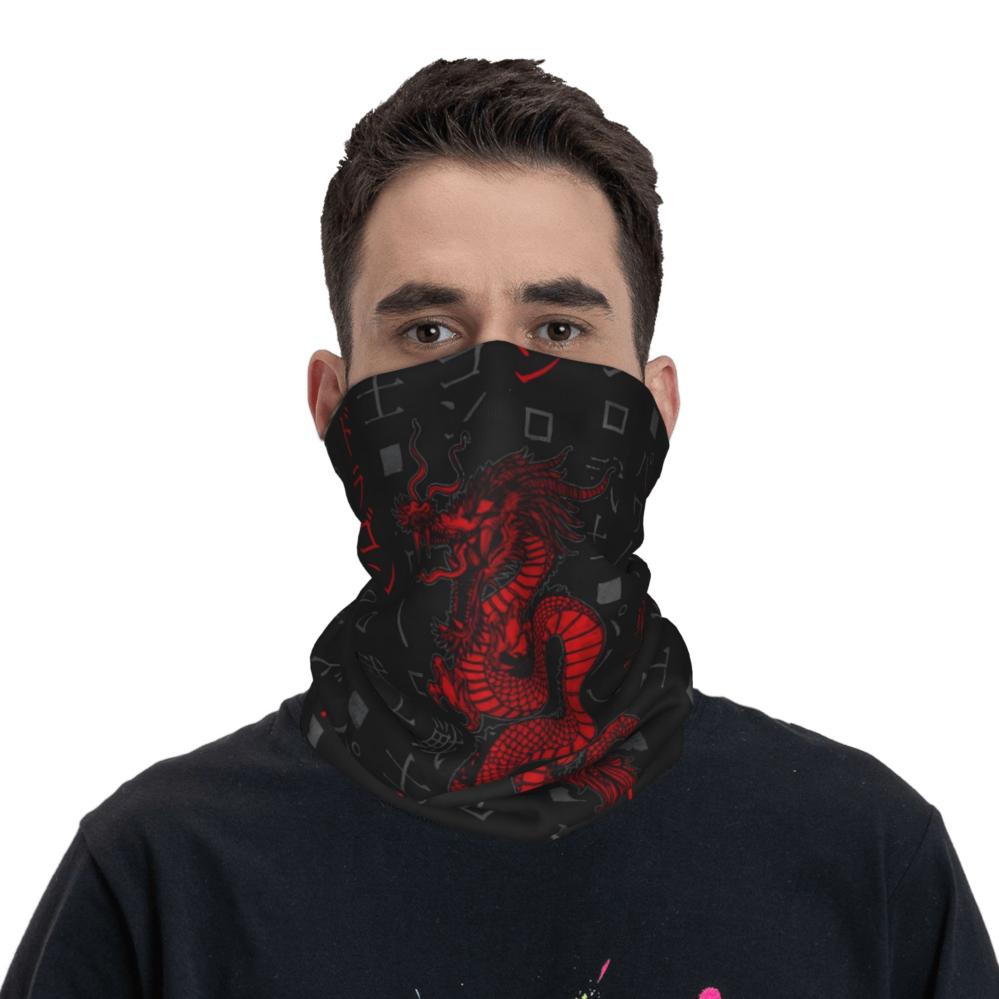 Red Dragon Animal Bandana Neck - огляд і ціна Neck Gaiter Face Cover