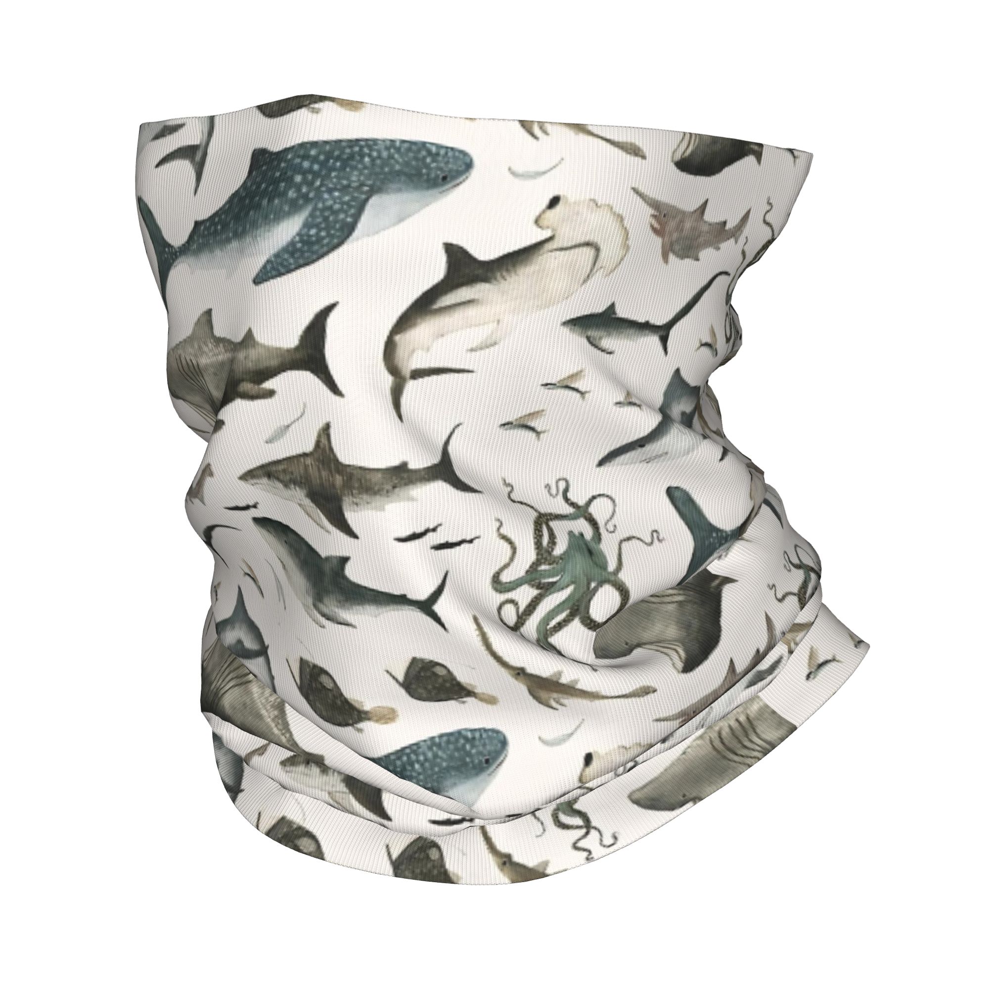 Shark Ocean Animal Sharks Band - огляд і ціна Neck Gaiter Face Cover