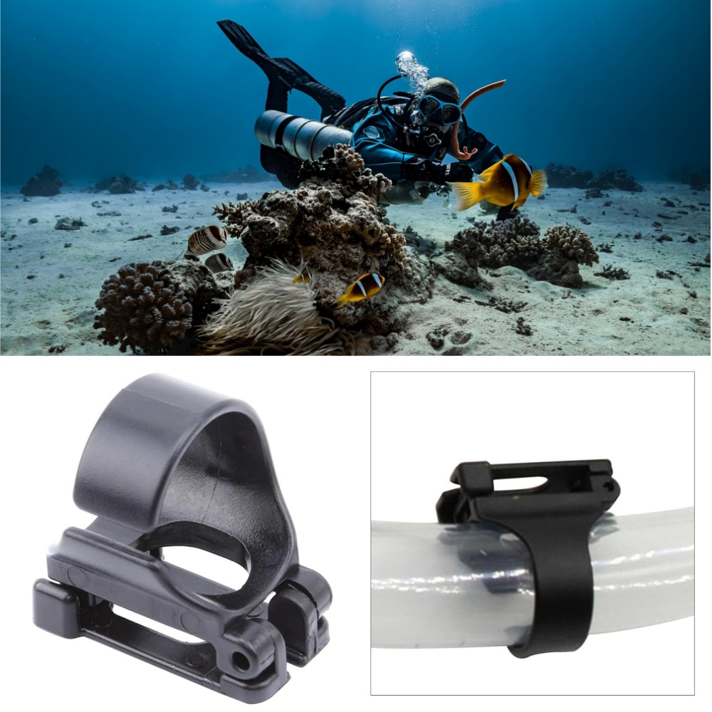 Plastic Clip Snorkel Mask Keep - огляд і ціна Silicone Mask Bracket